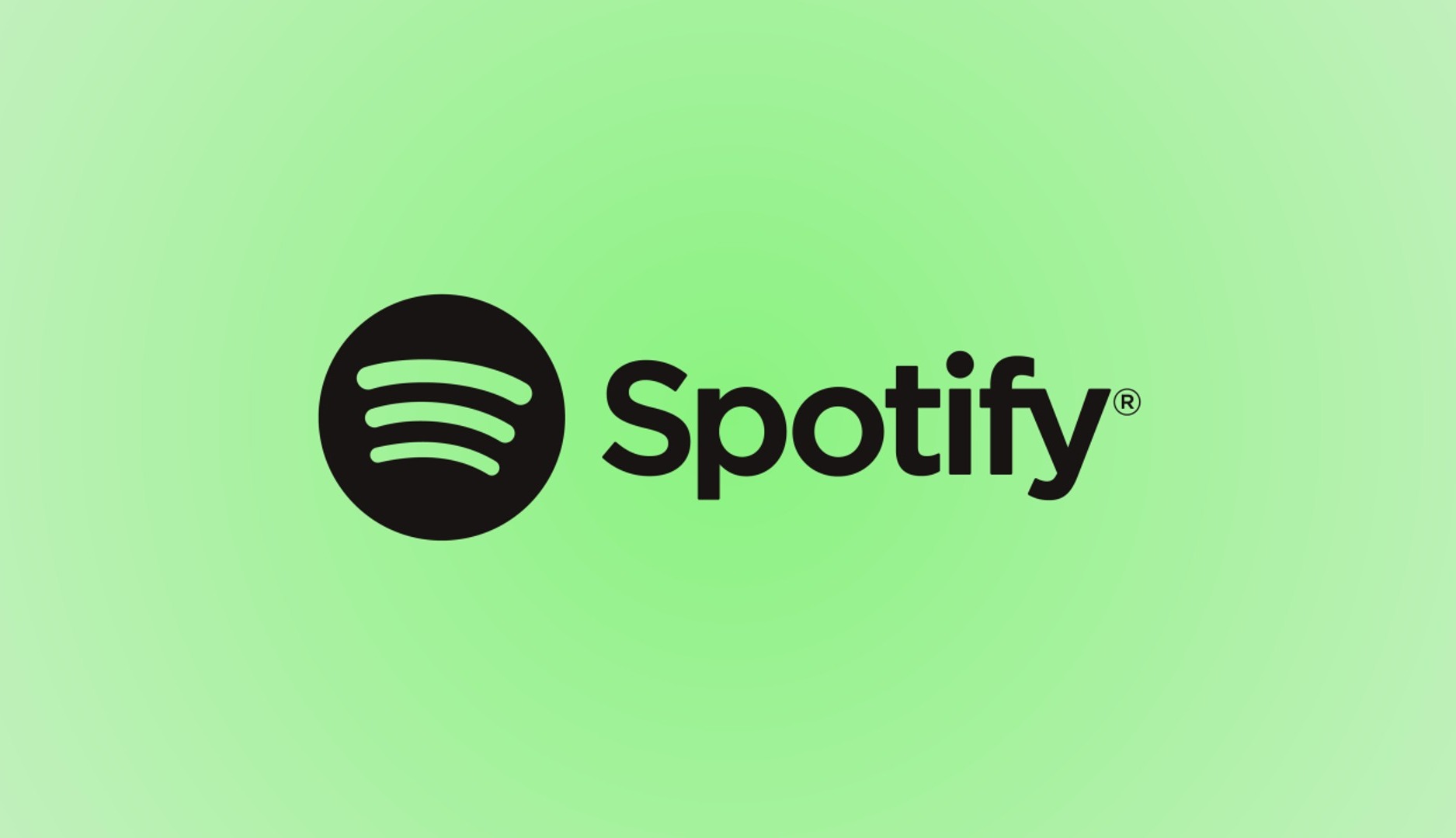 Logotipo de Spotify sobre fondo verde