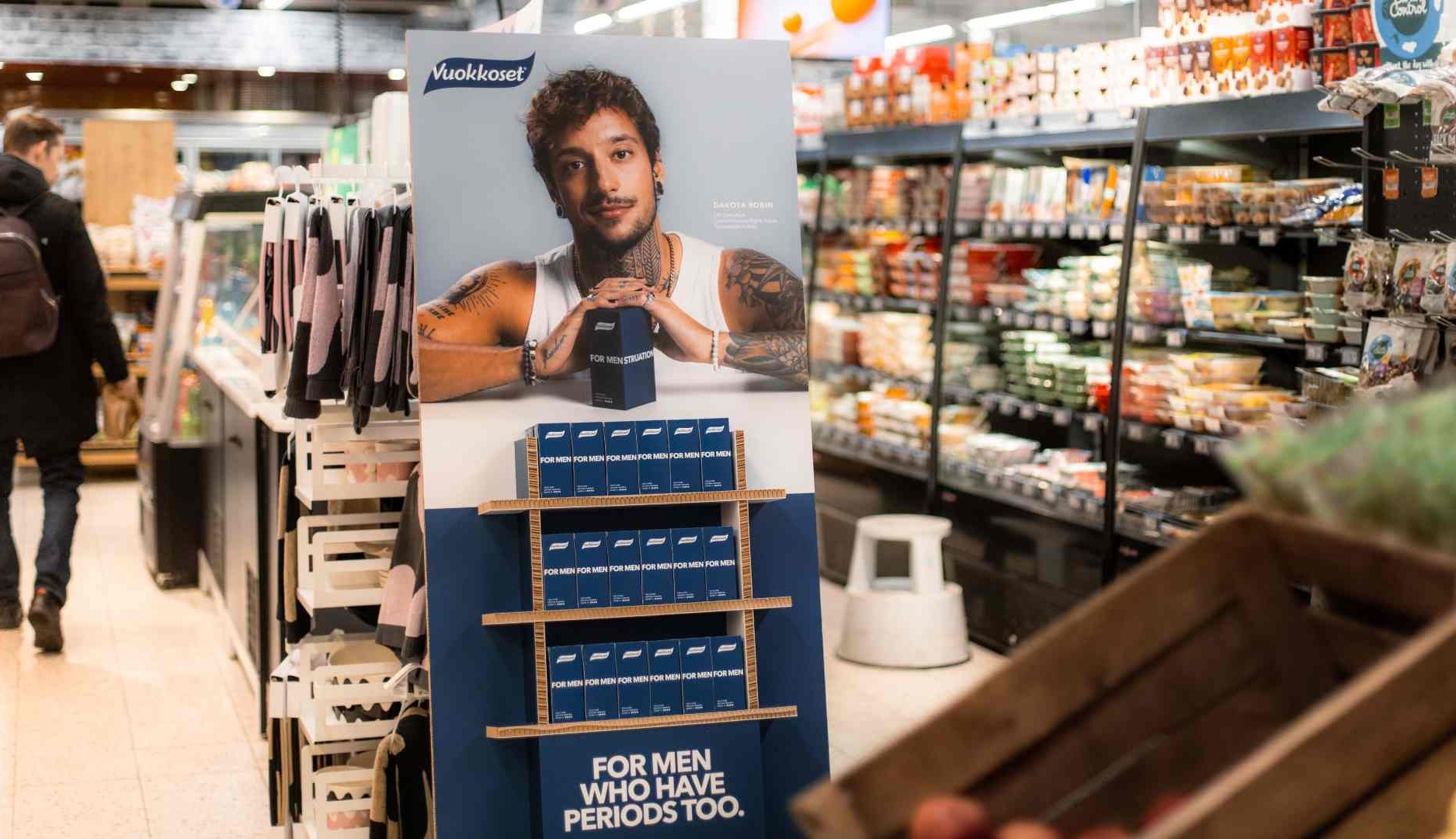 Tampones para hombres de la marca Vuokkoset