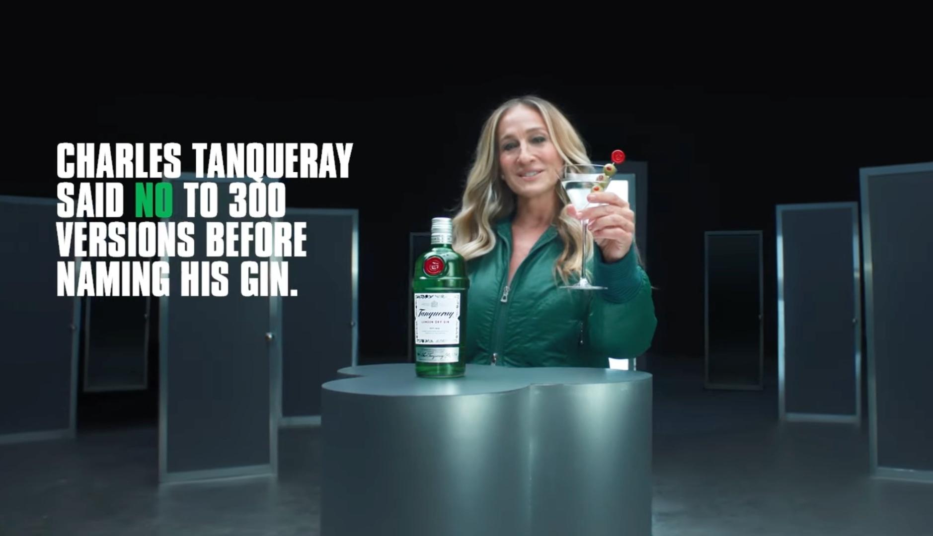 Sarah Jessica Parker en el anuncio de Tanqueray