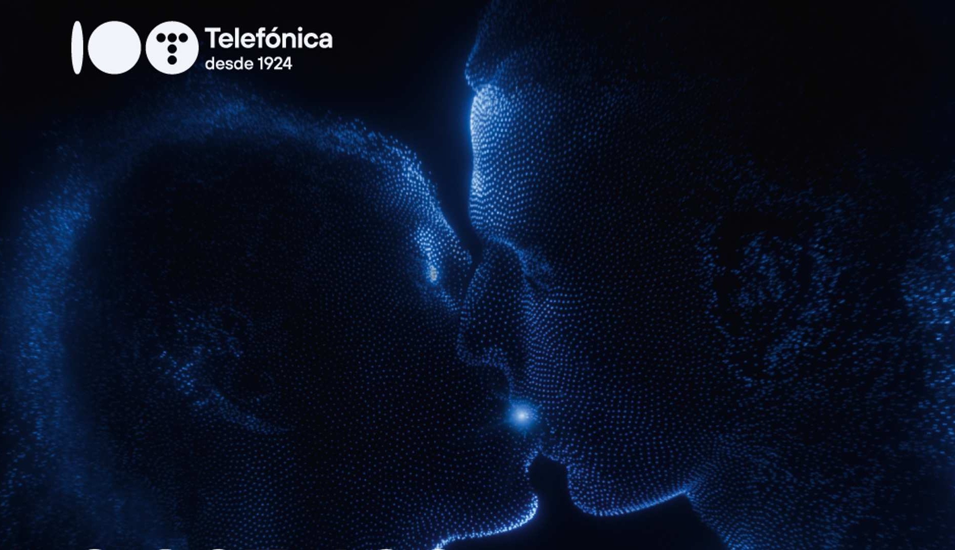 Pieza campaña "besos" telefónica