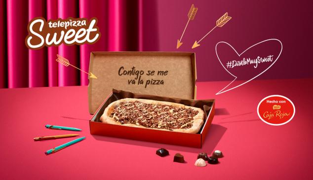 telepizza nestle caja roja mensajes san valentin