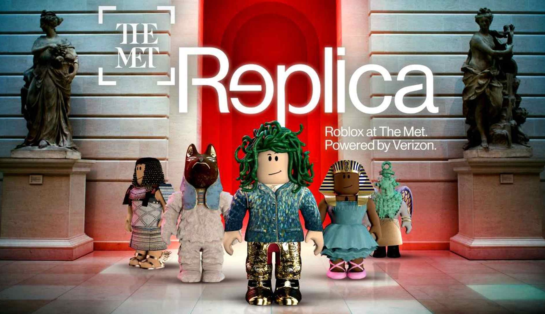 El museo Met crea una experiencia gamificada que permite personificar avatares de Roblox con obras de arte