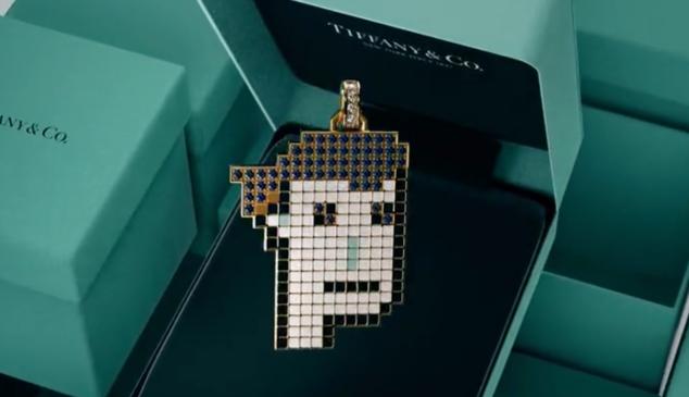 Colgante CryptoPunk de Tiffany & Co