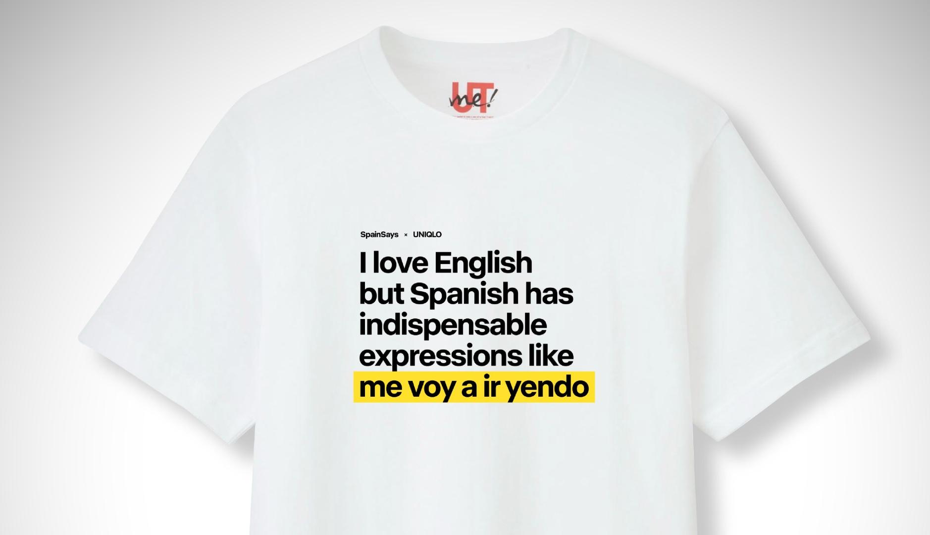 Camiseta de Uniqlo y SpainSays