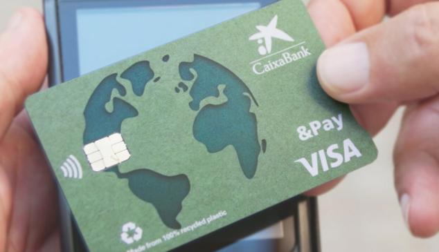Tarjeta reciclable caixabank