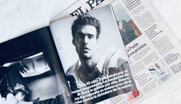 Jon Kortajarena en el número de marzo de SModa