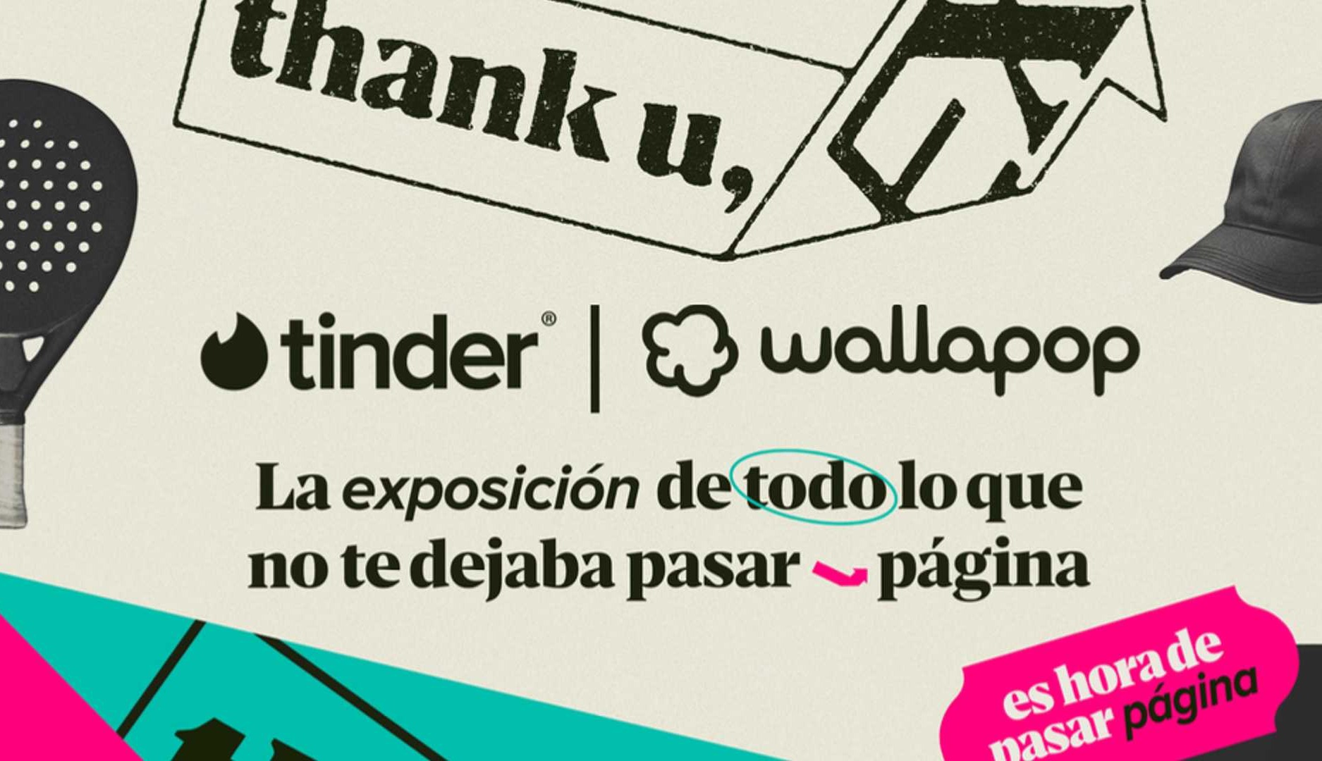 Wallapop y Tinder celebrarán una “EXpo” para invitar a deshacerse de los recuerdos del pasado