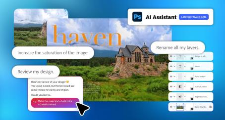 Asistente de IA de Adobe en Photoshop
