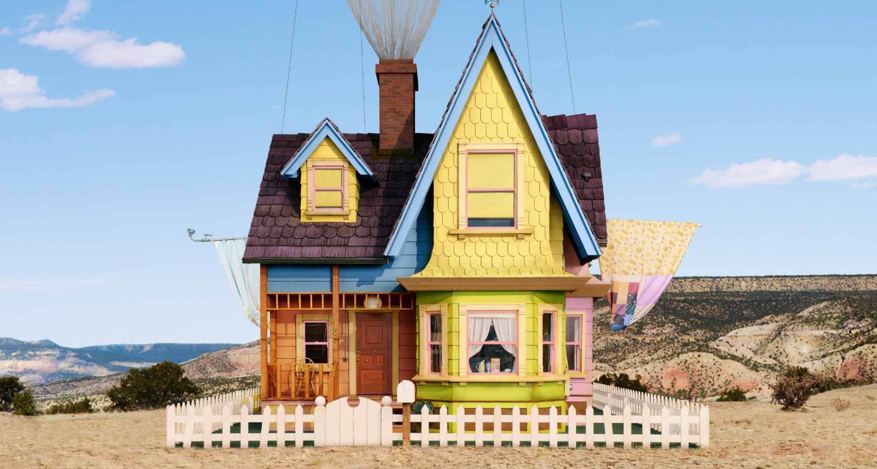 Réplica de la cada de "Up" hecha por Airbnb