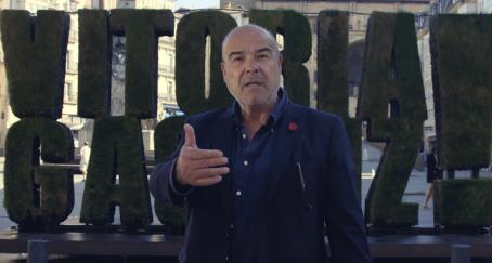 Antonio Resines en la campaña de promoción turística de Vitoria y Álava