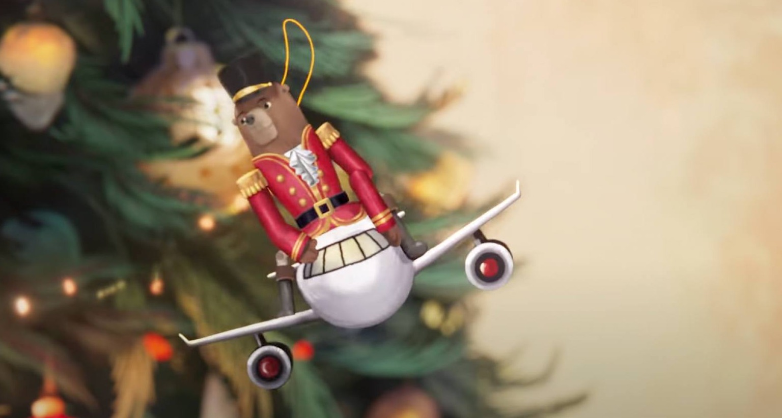 Fotograma del anuncio de Navidad de Air Canadá