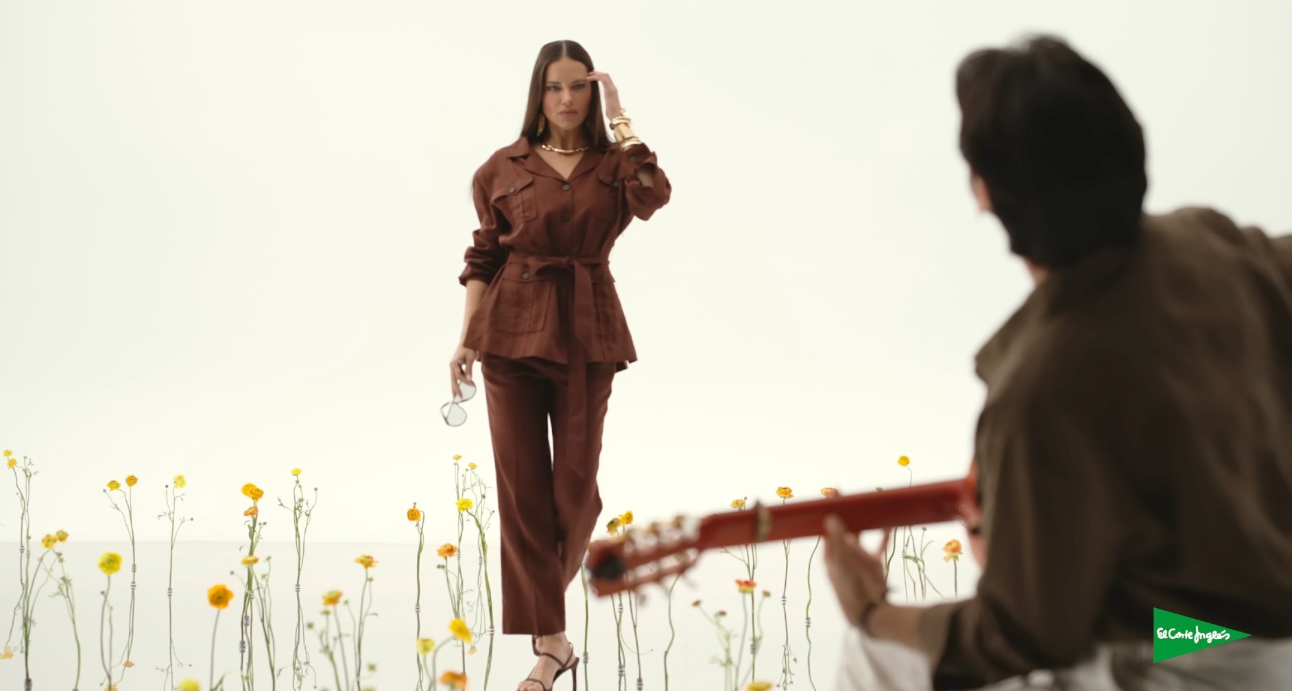 Adriana Lima y Yerai Cortés en el anuncio de primavera de El Corte Inglés