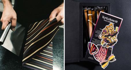 Pasta inspirada en tradición textil