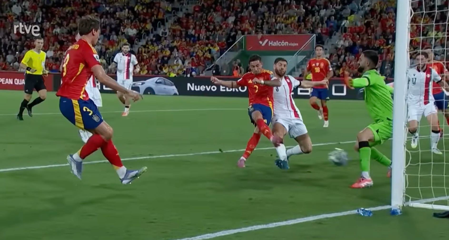 Partido de la selección española de fútbol