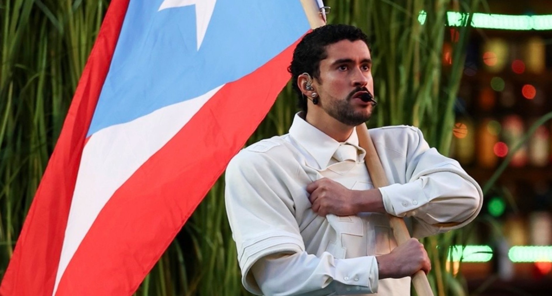 Bad Bunny durante la Super bOWL 2026