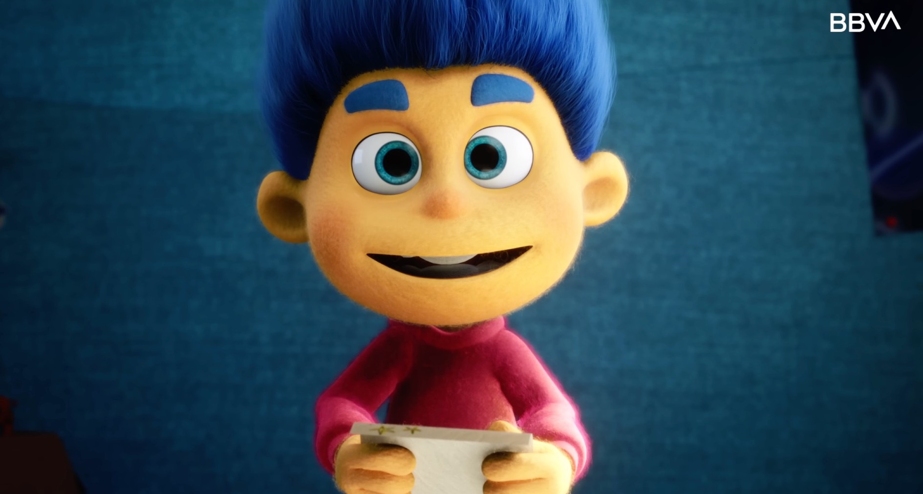 Personaje animado de la serie Aprendemos juntos Kids de BBVA