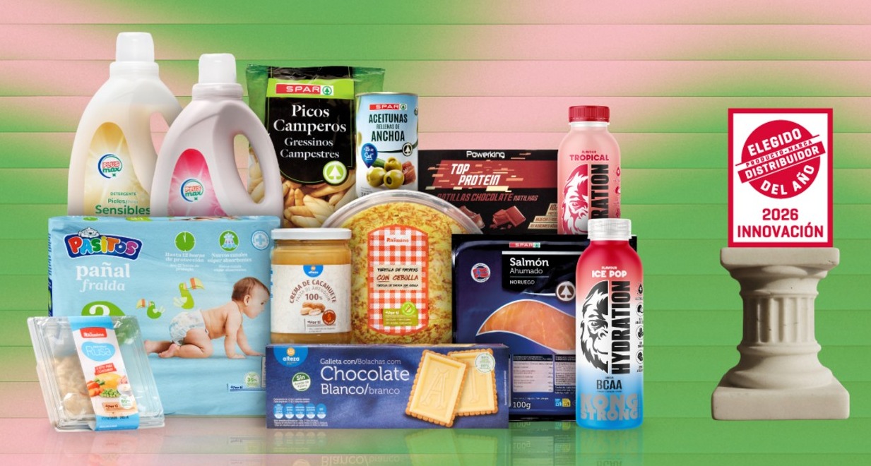 Bodegón con algunos de los productos elegidos