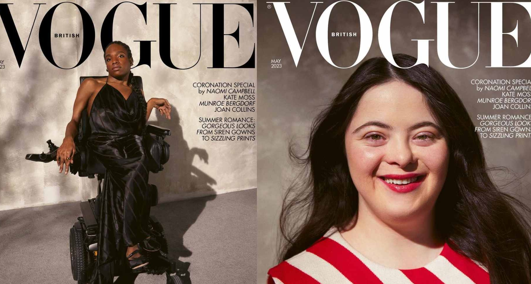 La edición británica de Vogue visibiliza el talento con discapacidad en su número de mayo en un llamamiento a la inclusividad