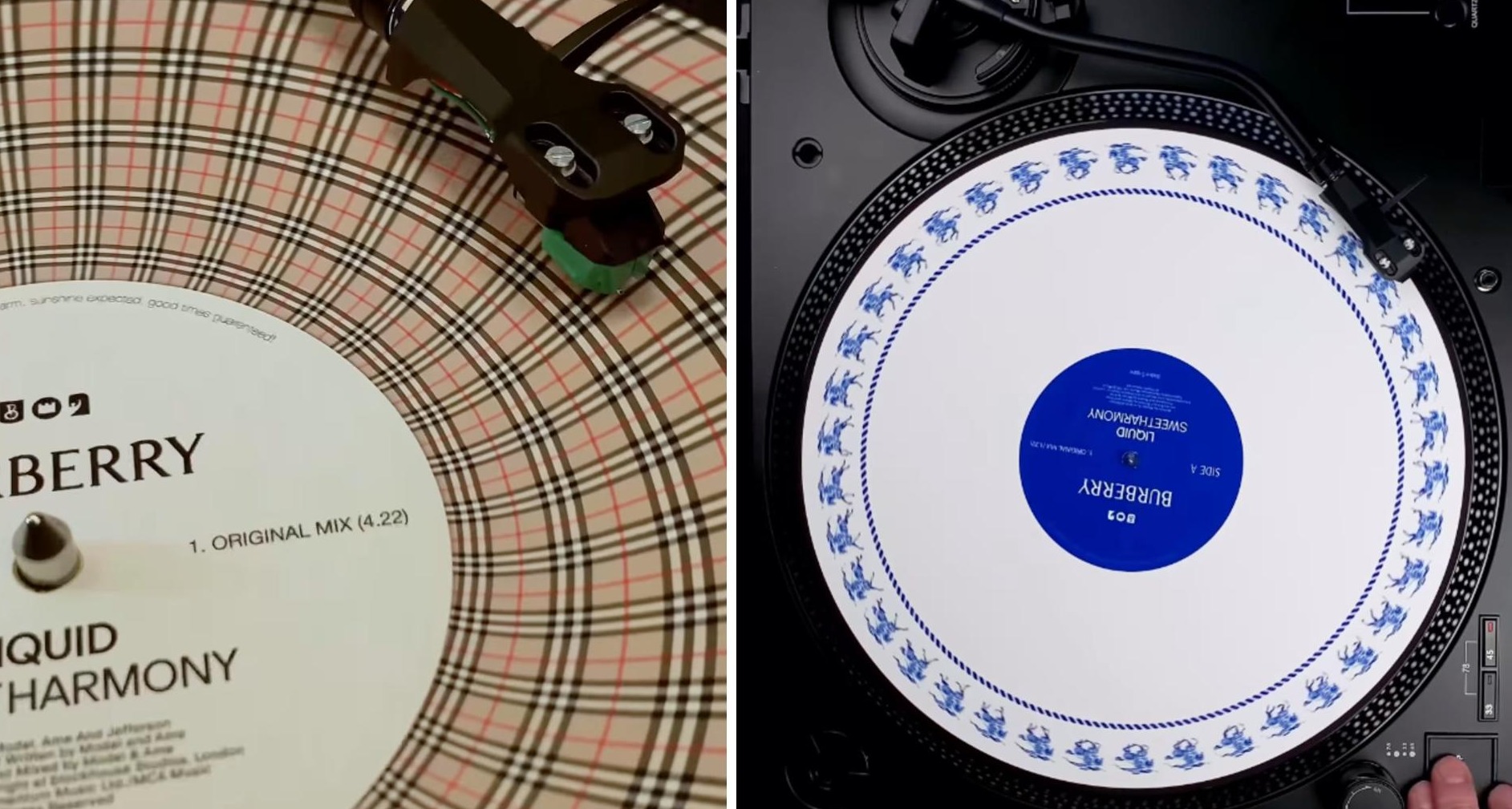Discos de vinilo de Burberry