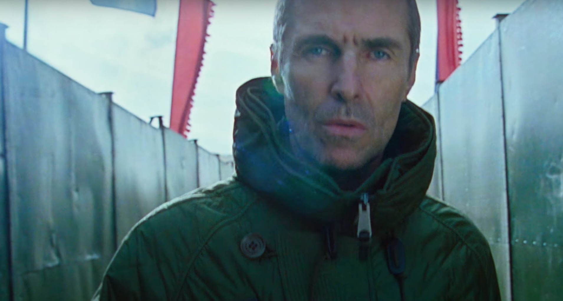 Liam Gallagher en el anuncio de Burberry
