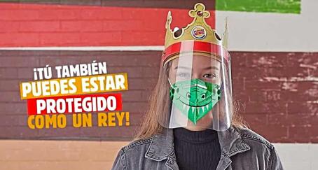 burger king pantalla covid