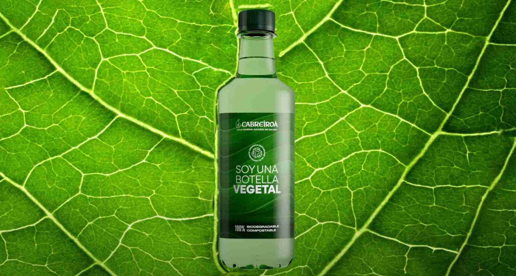 Cabreiroá crea una botella compostable y de origen vegetal