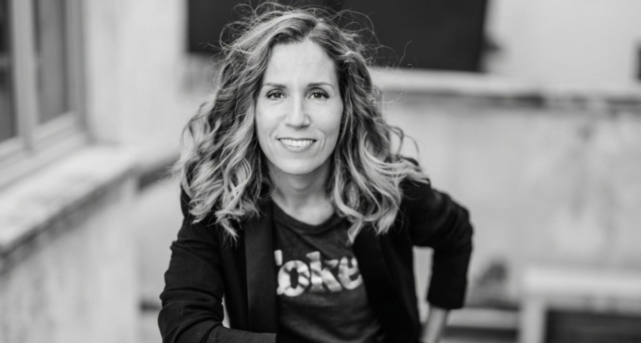 Carolina Aransay en blanco y negro