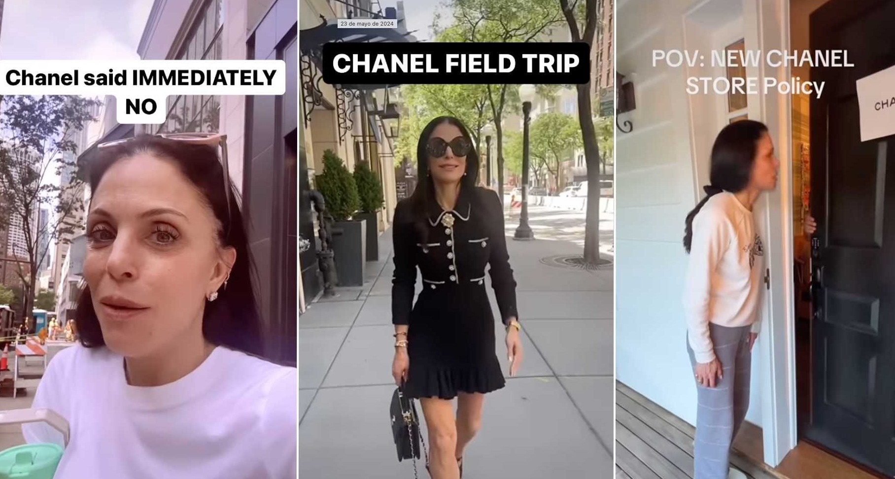 Cuando un influencer puede comprometer tu reputación: el caso de Chanel y Bethenny Frankel Publicaciones de la influencer Bethenny Frankel criticando a Chanel