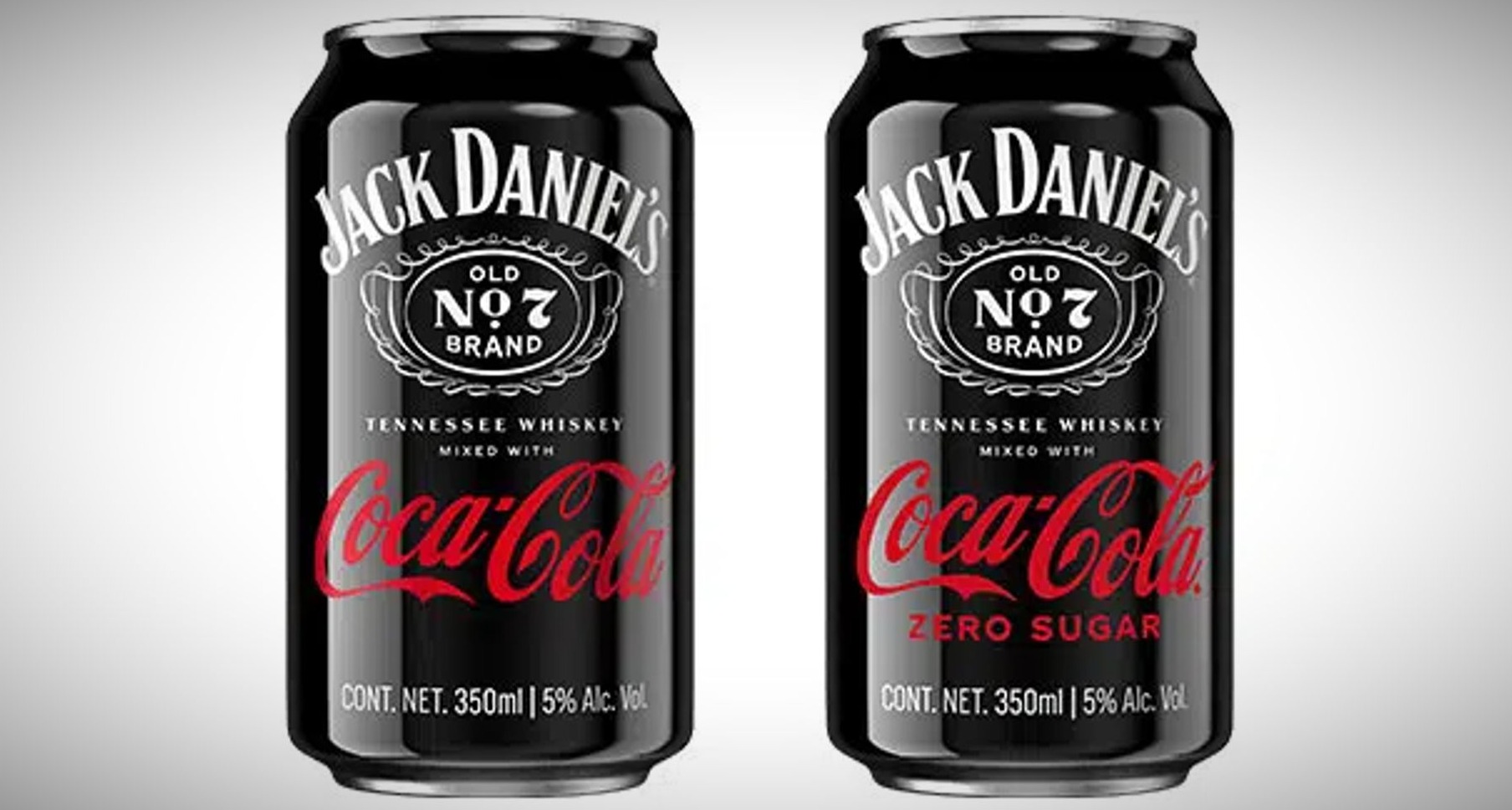 Latas de Coca-Cola con Jack Daniel's