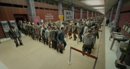 Recreación de videojuego en anuncio de Coinbase