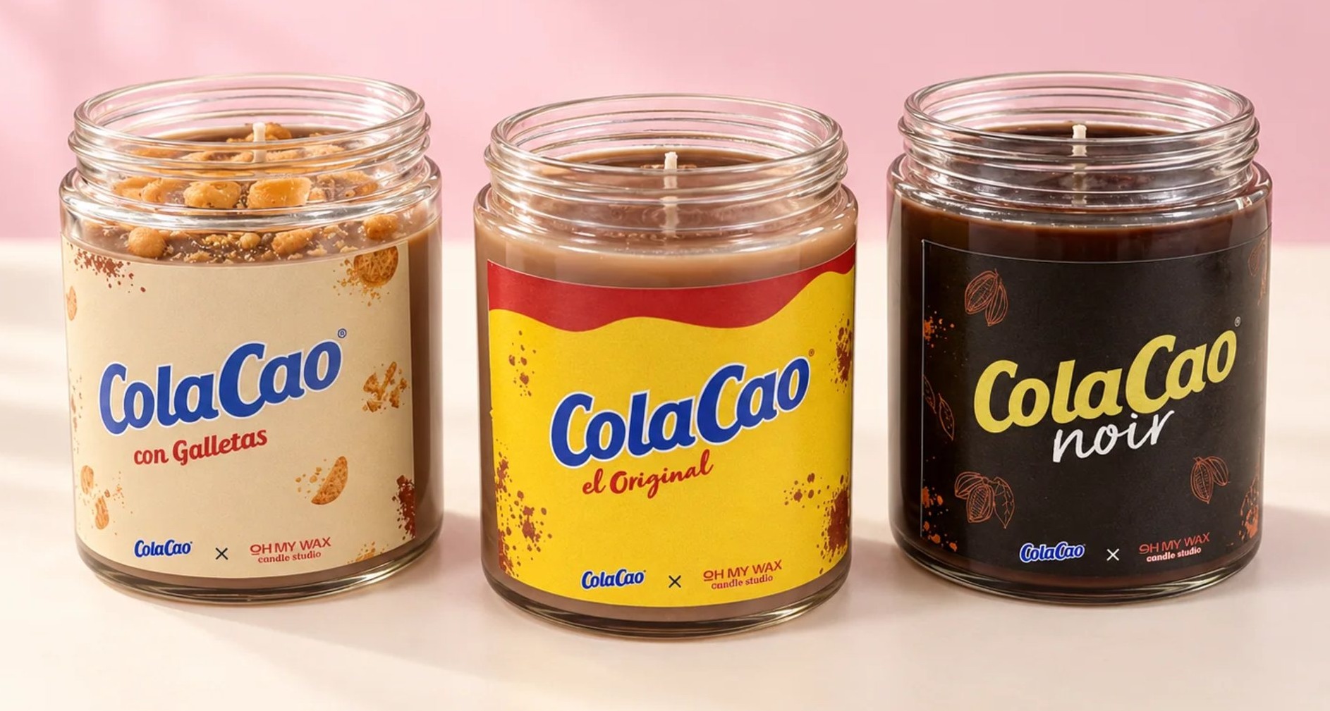 Colección de velas de Colacao