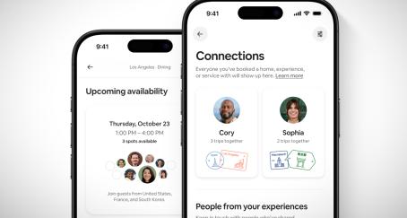 La nueva interfaz de Connections en Airbnb