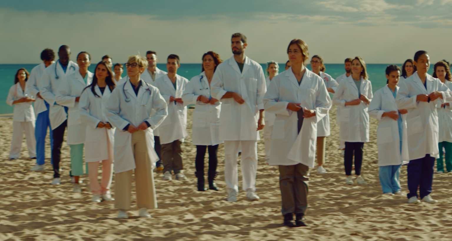 Un grupo de médicos protagoniza la campaña de verano de Decathlon