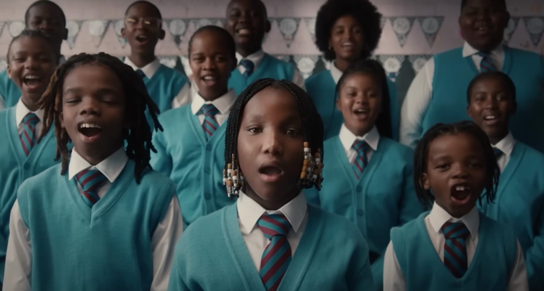 coro de niños negros