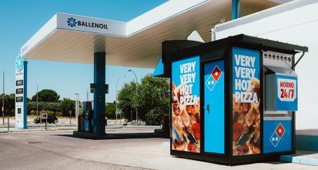 Máquina de vending de Domino's Pizza