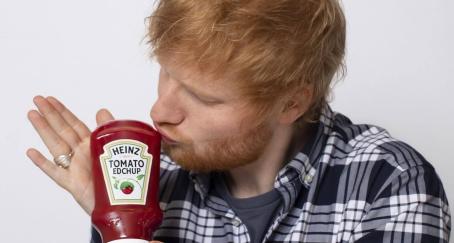 Ed Sheeran ketchup Heinz