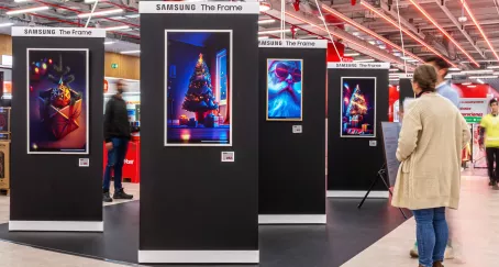 MediaMarkt y Samsung crean una exposición con imágenes generadas por los usuario a través de IA