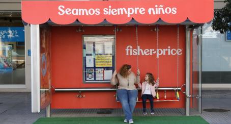 fisher price campana marketing ninos