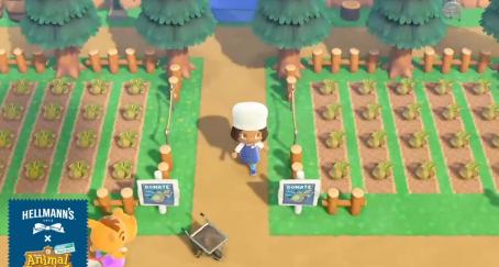 Hellmann's Canadá recoge nabos en mal estado en Animal Crossing