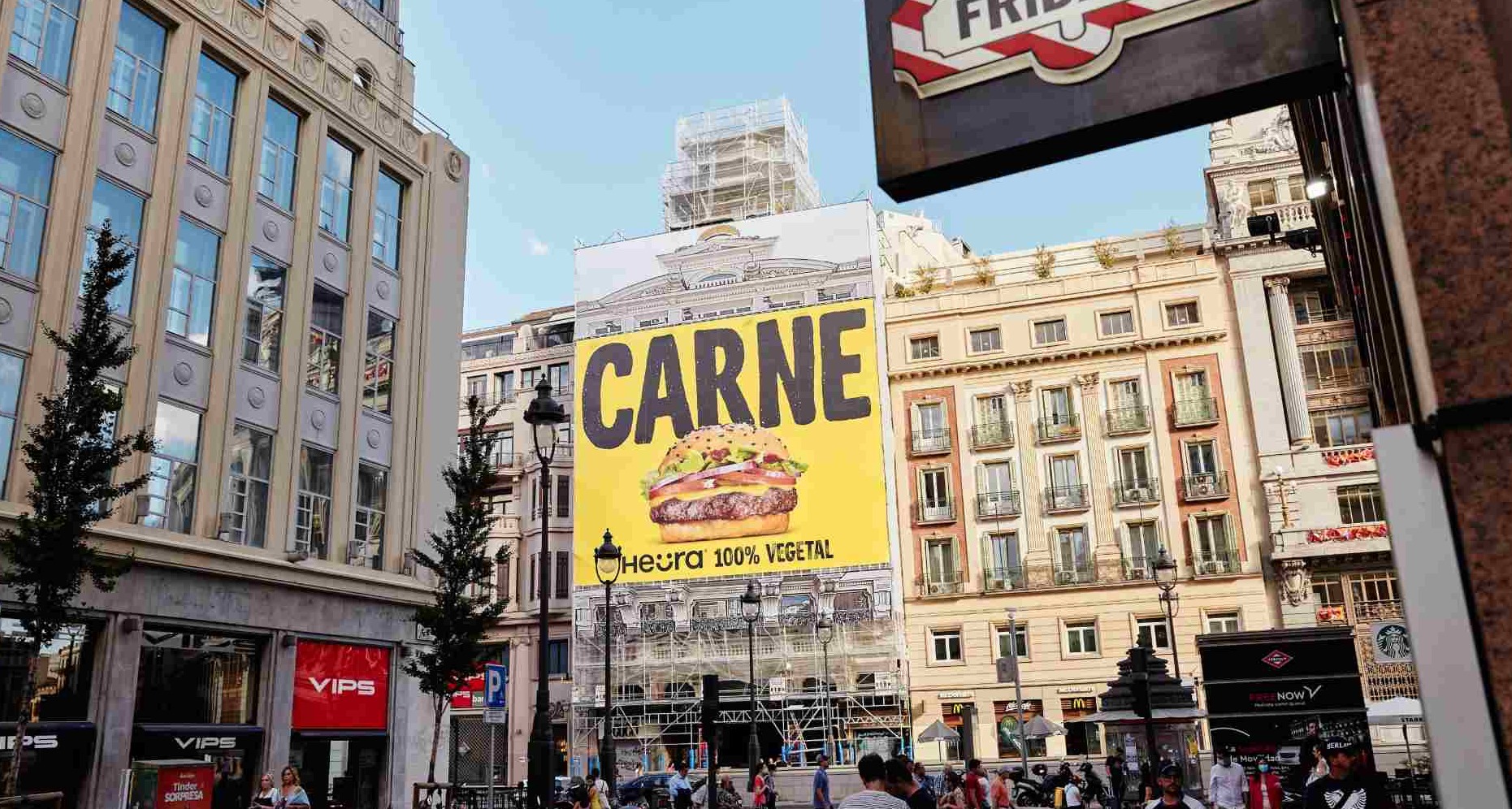 Lona publicitaria de Heura