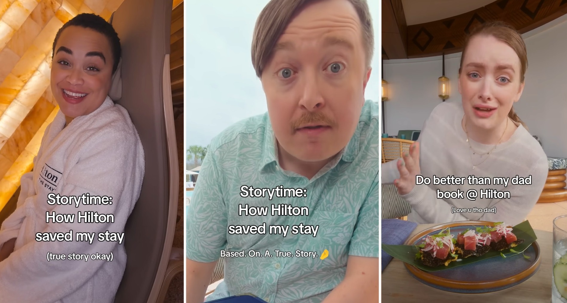 Protagonistas de la campaña de social media de Hilton