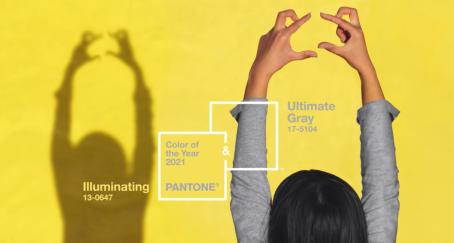 Illuminating y Ultimate Gray son los Colores Pantone del Año 2021