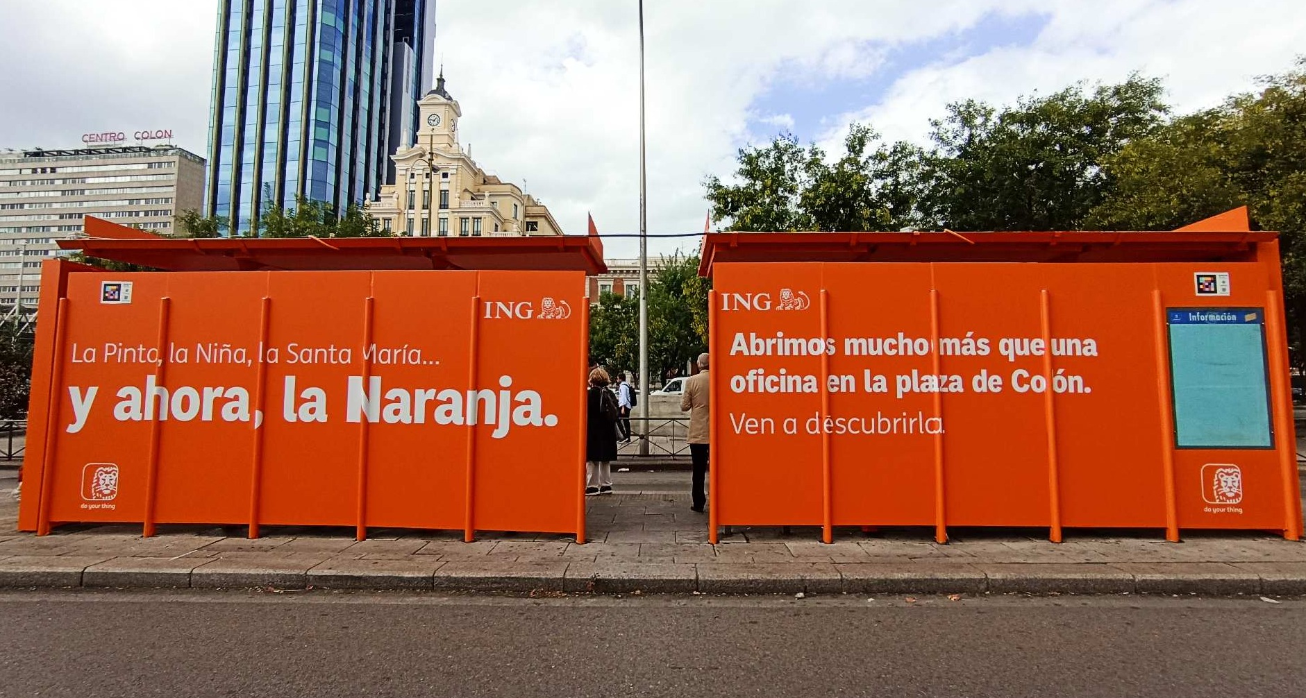 Marquesina de ING en Madrid