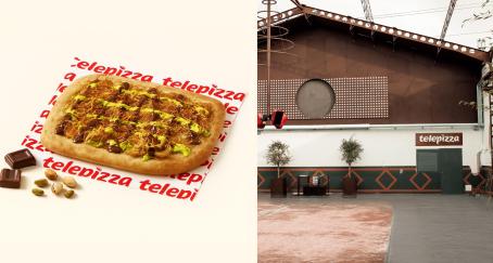 Pizza de chocolate del Telepizza