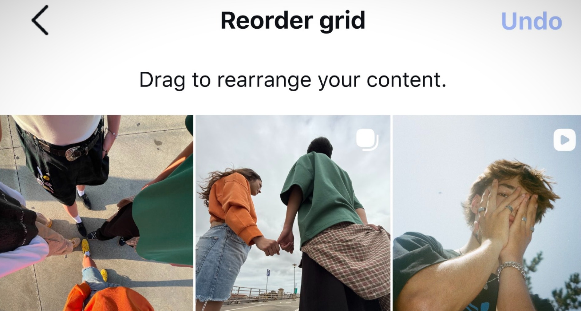Cuadrícula de Instagram