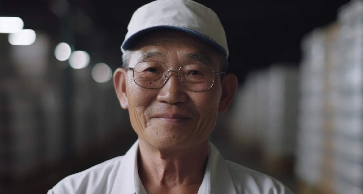 Trabajador japonés mayor