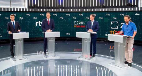 Imagen del debate electoral de 2019