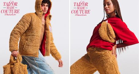 Prendas con tejido sherpa emulan el rebozado de KFC