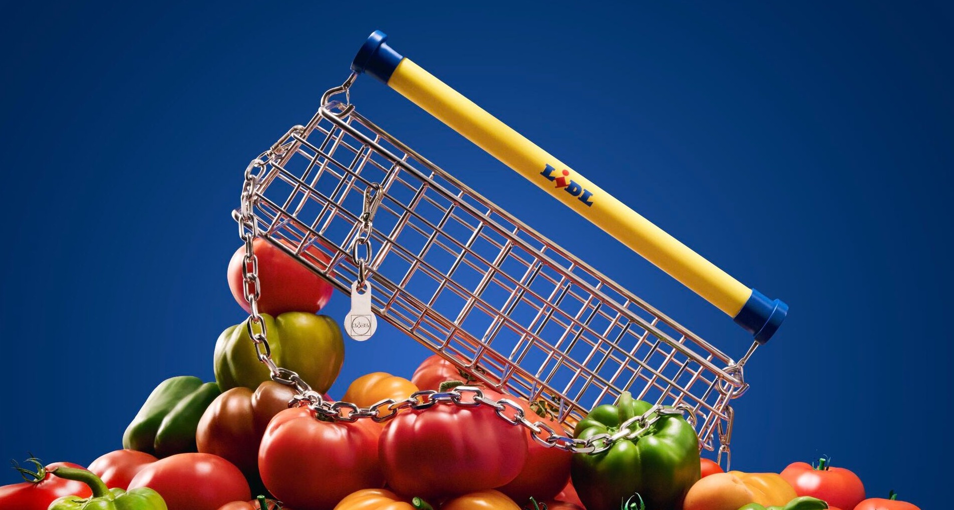 Bolso con forma de carrito de la compra de Lidl Reino Unido