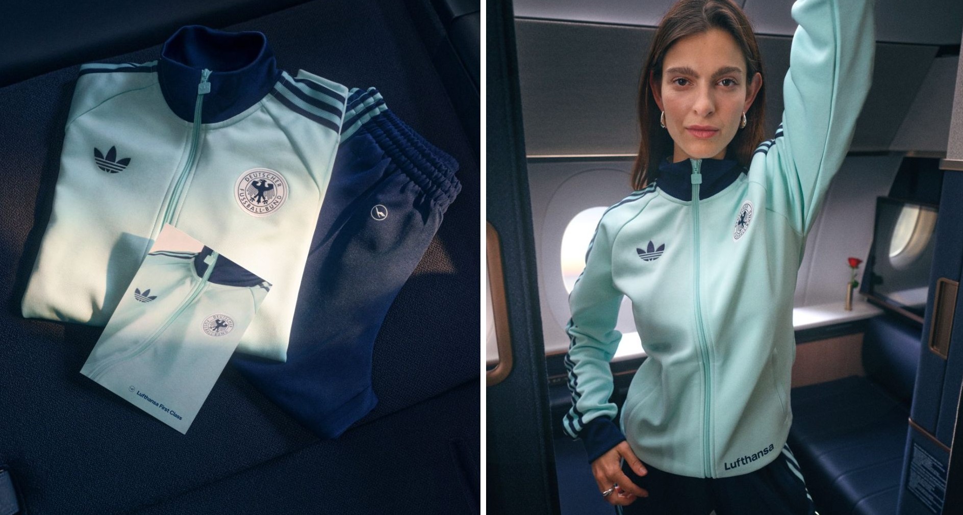 Chándal de Lufthansa y Adidas